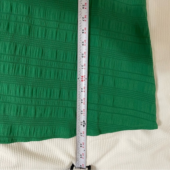 Source Unknown Green Sleeveless Flutter Mini Dress - Picture 6 of 7